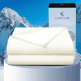 thumbnail image 1 of LuxClub Ice Cooling Comforters for Bed Hot Sleepers, Soft Cooling Comforter, King, White, 102" x 88", 1 of 6