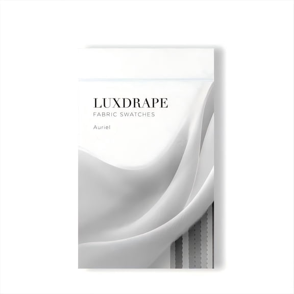 LuxDrape Auriel Semi Sheer Curtain Fabric Sample Booklet, Fabric Color Swatches, 9 Colors,1 Kit for Living room