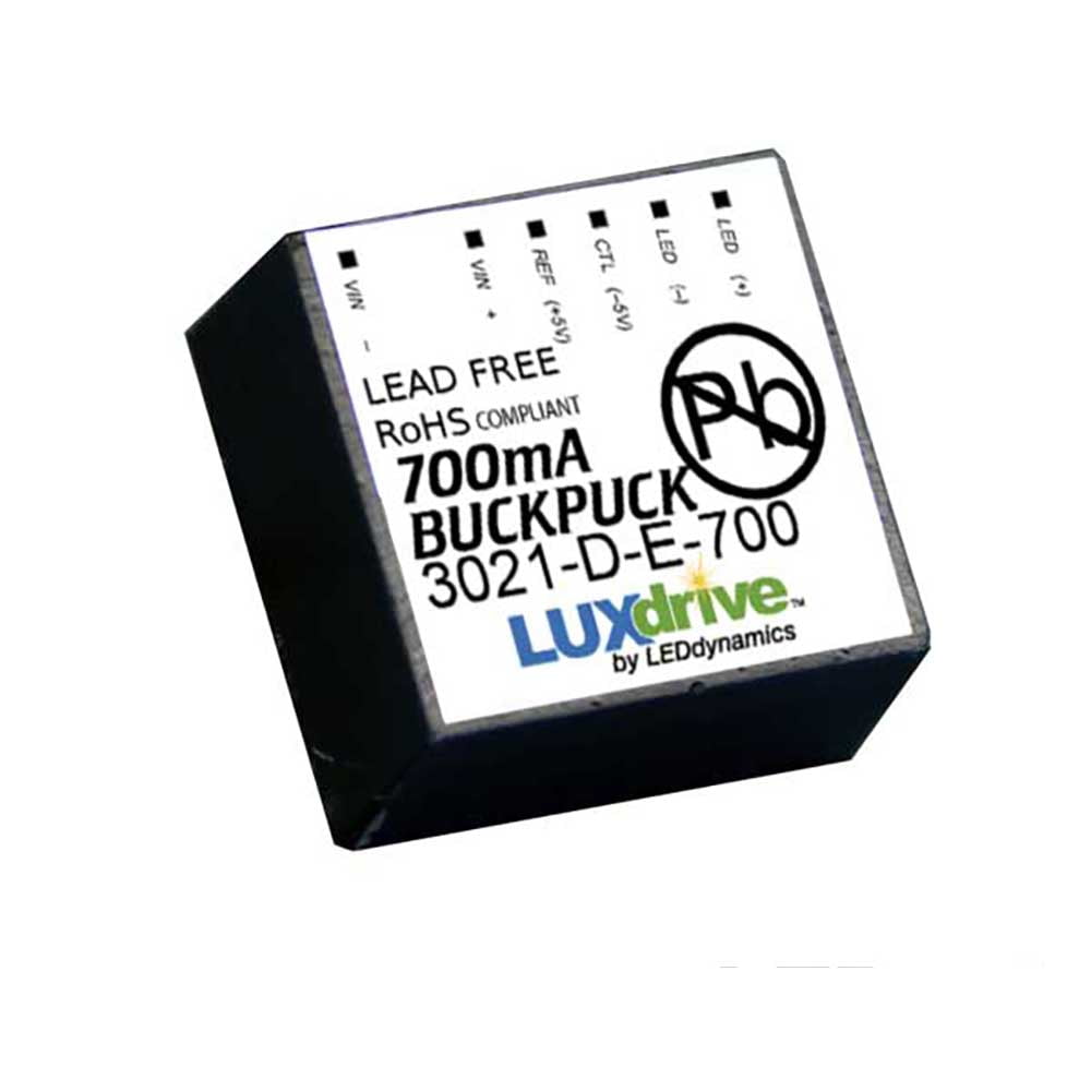 LuxDrive BuckPuck - 700mA Constant Current LED Driver with Dimming ...