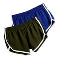 thumbnail image 1 of Luxalzxs 2PC Shorts for Women Casual Summer Sports Shorts Elastic Waist Workout Yoga Shorts Active Shorts Gym Shorts Dance Running Athletic Shorts, 1 of 2