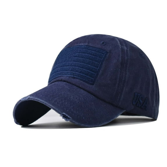 Luxalzxs American Flag Hats for Men/Women Vintage Washed Distressed Cotton Dad Hat Baseball Cap Adjustable Trucker Hat