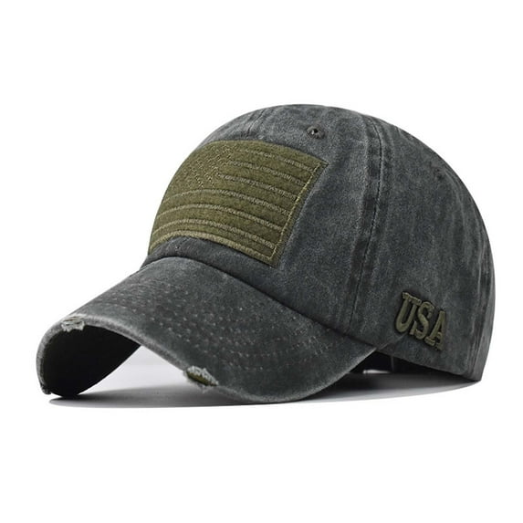 Luxalzxs American Flag Hats for Men/Women Vintage Washed Distressed Cotton Dad Hat Baseball Cap Adjustable Trucker Hat