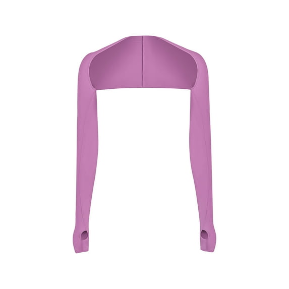 Luxalzxs Anti-UV Cooling Shawl Arm Sleeve with Finger Hole Sun Protection Breathable & Comfortable Cooler Shrug Arms Wrap for Women Golf & Outdoor Sports