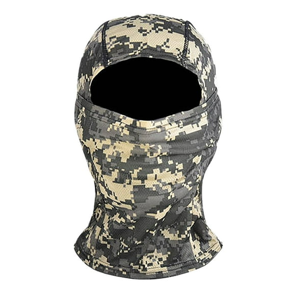Luxalzxs Balaclava Ski Mask for Adult, Full Face Mask, Camouflage Winter Thermal Cold Weather Outdoors Cover for Men Women, UV Protection Windproof Hat for Motorcycle Snowboard Cycling Hunting