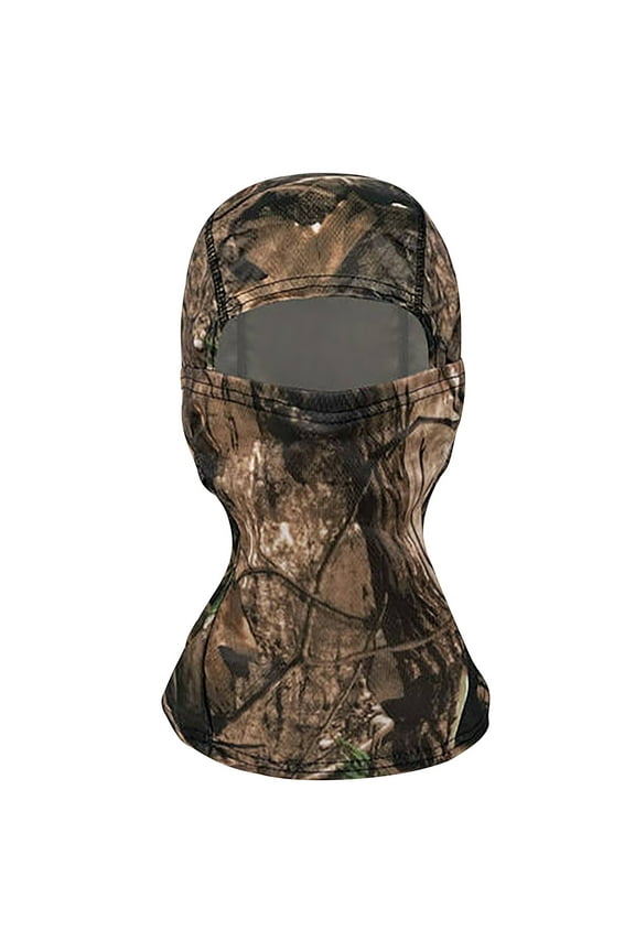 Luxalzxs Balaclava Ski Mask for Adult, Full Face Mask, Camouflage Winter Thermal Cold Weather Outdoors Cover for Men Women, UV Protection Windproof Hat for Motorcycle Snowboard Cycling Hunting