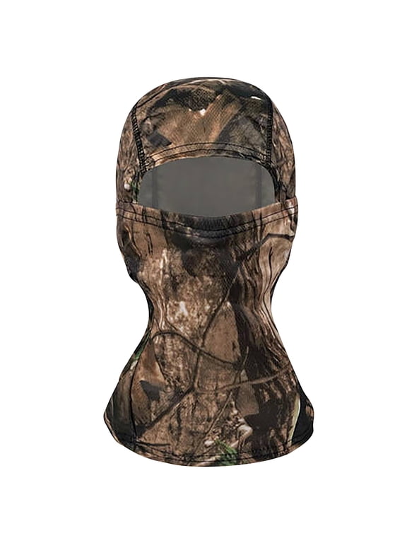 Luxalzxs Balaclava Ski Mask for Adult, Full Face Mask, Camouflage Winter Thermal Cold Weather Outdoors Cover for Men Women, UV Protection Windproof Hat for Motorcycle Snowboard Cycling Hunting