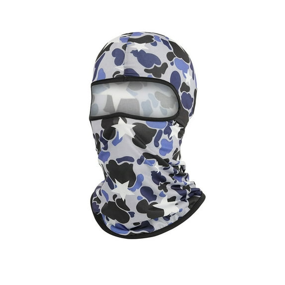 Luxalzxs Balaclava Ski Mask Head Mask Full Face Mask Camouflage Windproof Face Cover Sun UV Protection Scarf Men Women Outdoor Sport Cycling Cap