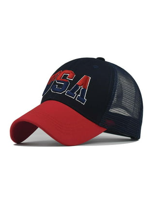 American Flag Snapback Trucker Hat