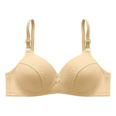 Luxalzxs Bras for Women No Underwire Padded Push Up Bras Wireless Full Coverage Seamless Comfort Breathable Everyday Bra Bralettes Brassiere