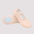 thumbnail image 1 of Luxalzxs Canvas Ballet Shoes for Girls, Dance Practice Slippers with Elastic Band, Split Sole Ballet Flats for Yoga Gymnastics Performance, 1 of 8