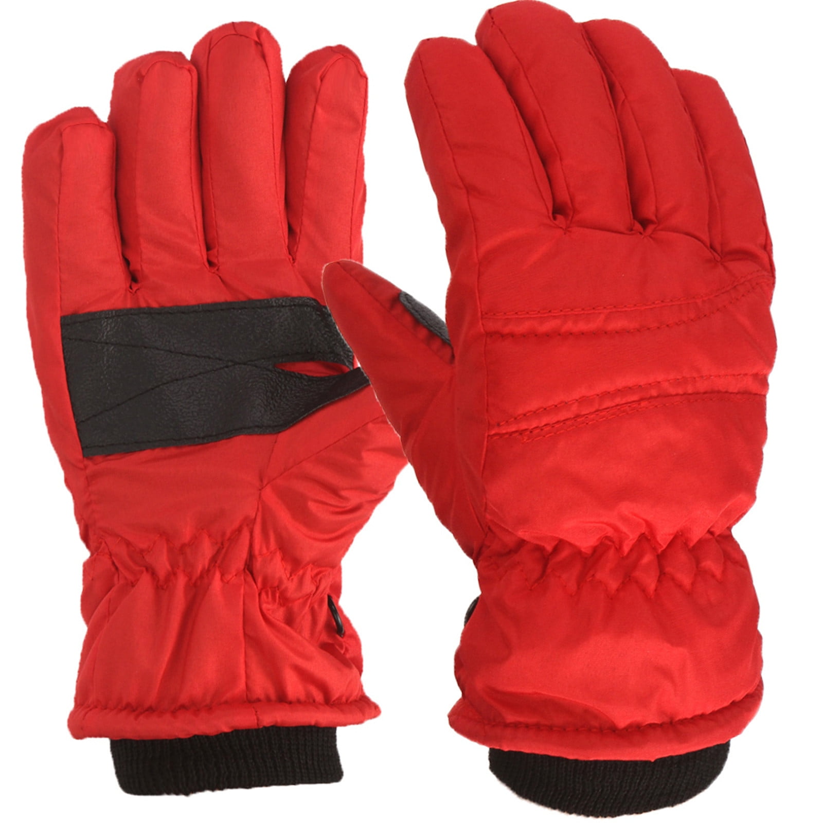 Children's Ski Gloves Girls' and Boys' Waterproof Windproof Warm and Plush Baby Snow Gloves in Winter Snow Gloves Winter Gloves