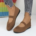 thumbnail image 1 of Luxalzxs Comfortable Round Toe Flats Shoes Women, Slip On Ballet Flats for Women, Casual Women's Flats for Walking, Lightweight Knit Dress Shoes Soft Work Comfort Ballerina Walking Shoes Loafers, 1 of 9