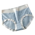 thumbnail image 1 of Luxalzxs Cotton Underwear for Women Teens Oversized Comfortable High Waisted Seamless Soft Underwear Briefs Panties, 1 of 5