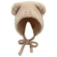 thumbnail image 1 of Luxalzxs Fairy Grunge Beanie Y2K Bear Ears Hat Crochet Slouchy Hat Winter Warm Soft Knitted Alt Headwear Accessories, 1 of 3