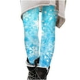 thumbnail image 1 of Luxalzxs Fleece Lined Leggings for Women Christmas Printing Elasticity Pants Workout Leggings Yoga Pants, 1 of 4