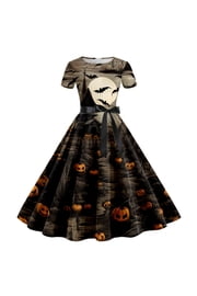 walmart halloween dress Cocktail Dresses for Women EVENING-DRESS SIZE:35 Fiesta Quinceanera 56508 Chique For adults this bewitching outfit blends