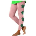 thumbnail image 1 of Luxalzxs Leggings for Women Casual St. Patrick's Day Shamrock Print Leggings Yoga Pants with Elastic Band Slim Pants, 1 of 3