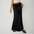 thumbnail image 1 of Luxalzxs Linen Maxi Skirts for Women Trendy Summer Comfy Drawstring Waist A Line Skirts Cute Vacation Boho Beach Long Flowy Skirts, 1 of 7