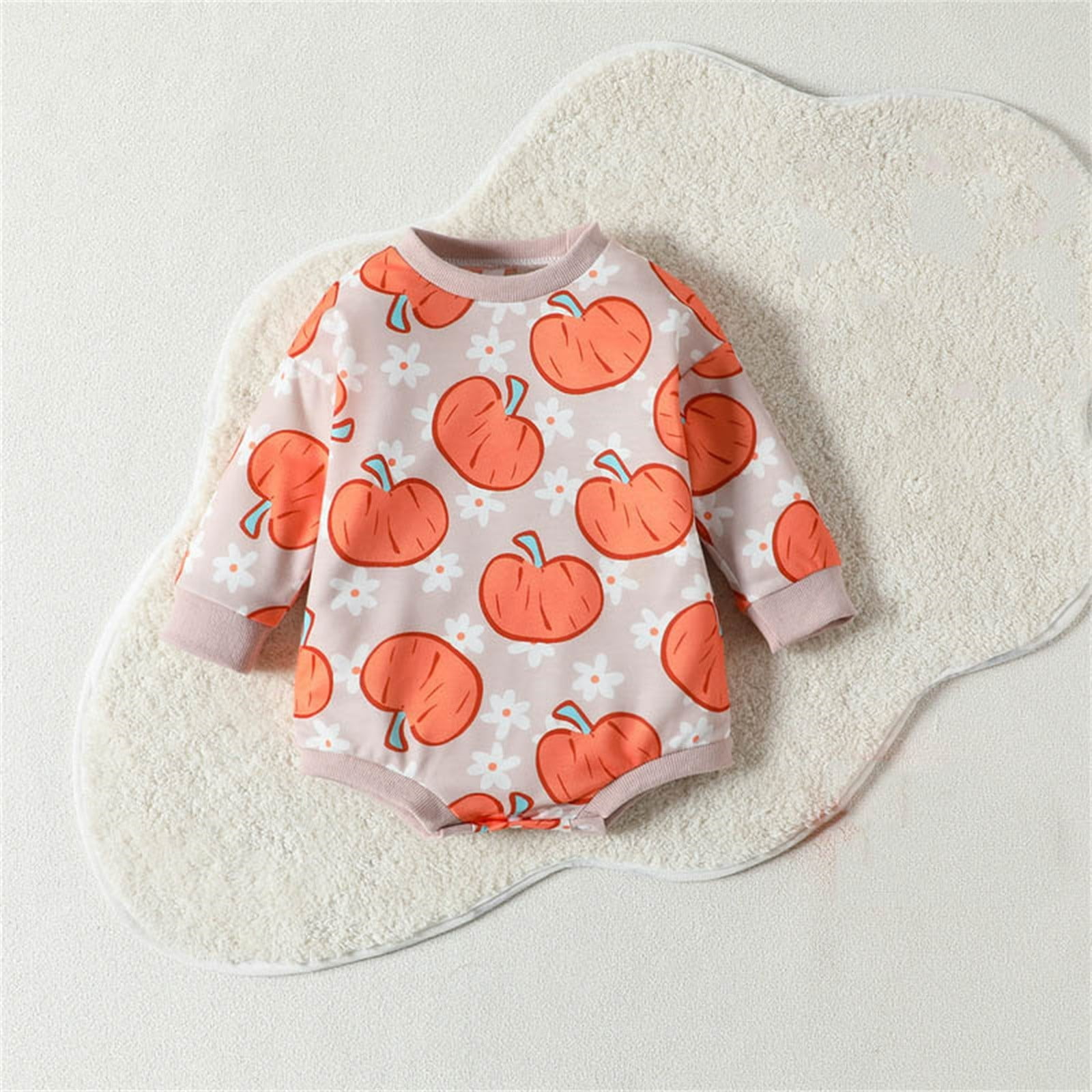 Luxalzxs Long Sleeve Onesies for Baby Boy Girl Newborn Infant Toddler