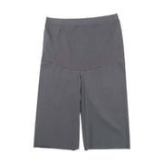 Luxalzxs Maternity Biker Shorts Women Over Belly Biker Workout Yoga Active Short Summer Pregnancy Running Short Leggings