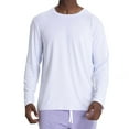 thumbnail image 1 of Luxalzxs Mens Long Sleeve Solid Color Basic Shirts Quick Drying Running Fitness Training Basketball Shirt Outdoor Sunscreen Clothes Crew Neck Lightweight Sun Shirt Undershirt, 1 of 5
