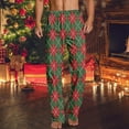 thumbnail image 1 of Luxalzxs Mens Plaid Pajama Pants Cozy Lounge Pants Baggy Lightweight Buffalo Plaid Pjs Pants Sleepwear Elastic Waist Pj Bottoms, 1 of 5