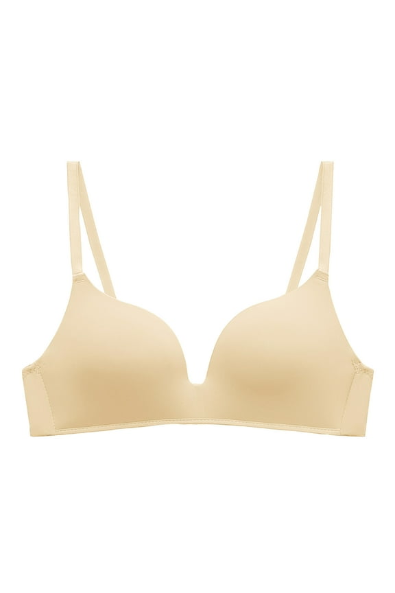 Luxalzxs Minimizer Bras for Women No Underwire Comfort Seamless Thin Soft Wireless Bras Everyday Small Cup Bra