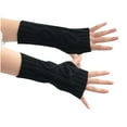 thumbnail image 1 of Luxalzxs Mittens for Women Cold Weather Knitted Arm Fingerless Winter Warm Gloves Soft Wrist Warm Mitten, 1 of 2
