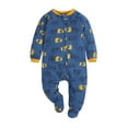 thumbnail image 1 of Luxalzxs Onesies for Baby Kids Boy Girl Double Zipper Footie Romper Jumpsuit Sleeping Pajamas Cotton One-piece Newborn Overalls 0-18 Months, 1 of 5