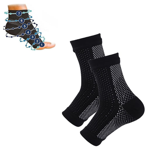 Luxalzxs Orthopaedic Compression Socks Foot Compression Ankle Support Plantar Fasciitis Socks Grip Socks Football Fitness Socks