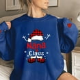 thumbnail image 1 of Luxalzxs Personalized Christmas Grandma Nana Claus Sweatshirt, Grandma Sweatshirt, Christmas Sweatshirt, Mom Sweatshirts for Women, 1 of 3