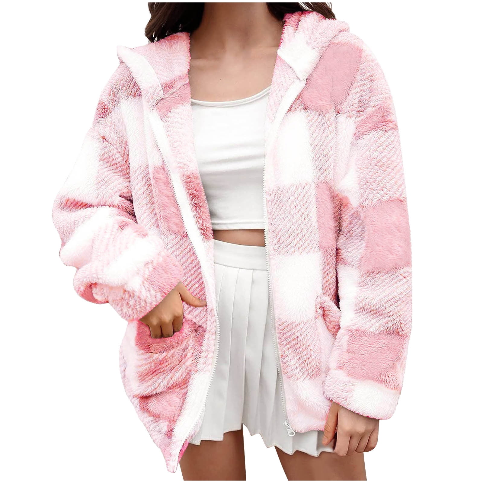 ジャケット・アウター SINSS Shaggy oversized coat S Womens Faux Fur