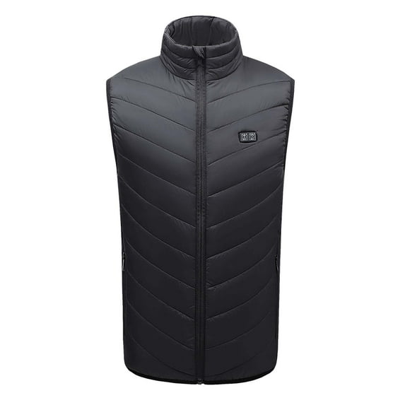 Luxalzxs Plus Size Heated Vest for Men and Women Dual Control 11 Heating Area Vest Winter Heated Jacket Vest