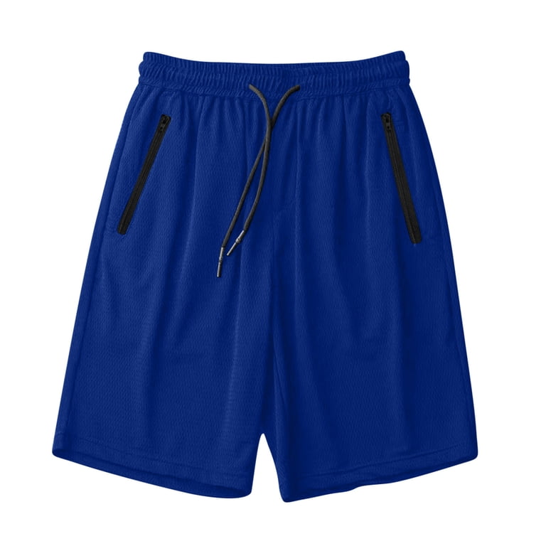 Luxalzxs Running Shorts for Men Plus Size Ice Silk Fitness Stretch