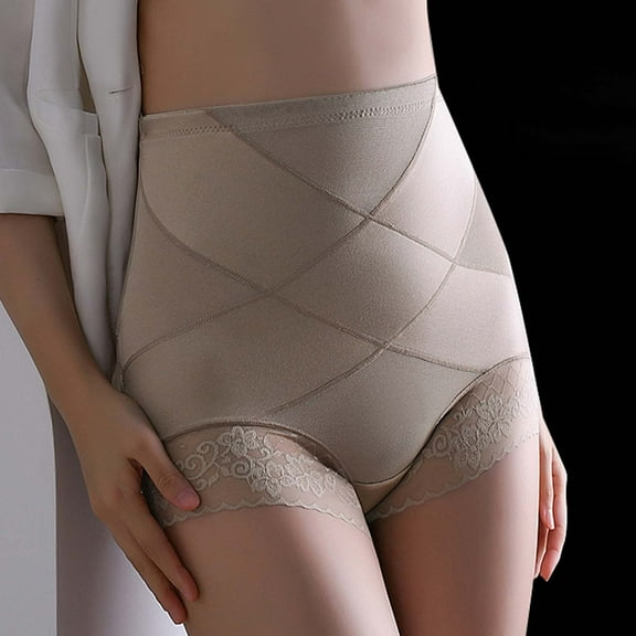 Luxalzxs Shapewear Tummy Control Underwear for Women High Waisted Cross Compression Girdle Body Shaper Butt Lifting Shaping Panties