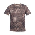 thumbnail image 1 of Luxalzxs Shirts for Men Short Sleeve Summer Lightweight Breathable Camouflage Quick Drying Crew Neck Tops Classic Soft Fitted Elastic Tees Athletic Running Gym Workout Tee Tops, 1 of 2