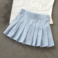 JLFKNE Toddler Girls Short Skirt Breathable Loose Fit Above Knee Length ...