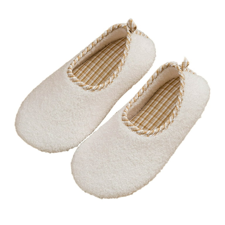 Luxalzxs Slipper Socks for Women Indoor Rubber Sole Soft