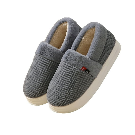 Luxalzxs Slippers for Women/Men Indoor and Outdoor Comfy Memory Foam Home Shoes Non-Slip Fleece Lined House Slippers