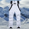 thumbnail image 1 of Luxalzxs Snow Pants for Men Women Waterproof Insulated Baggy Ski Pants Snowboard Pants Warm Winter Ski Jumpsuit with Detachable Waist Straps, 1 of 4
