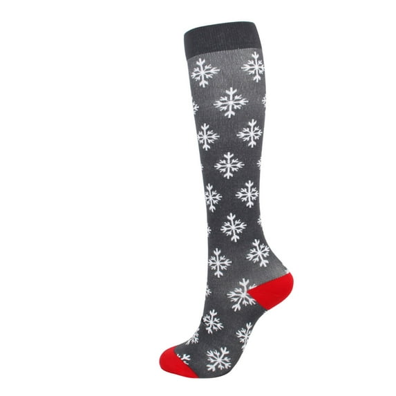 Luxalzxs Stocking Stuffers for Adults Christmas Print 3D Socks Warm Pressure Stockings Compression Socks Christmas Stockings