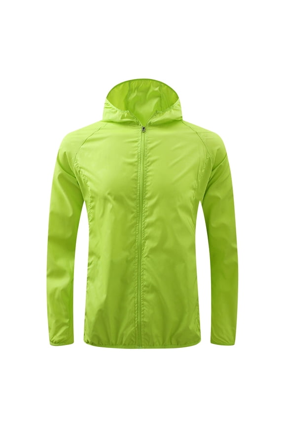 Luxalzxs Sun Jacket for Women/Men UV Protection Cooling Light Weight Windproof Jacket Outdoor Sports Cycling Quick Dry Windbreaker Coat Athletic Zip Up Hooded Jacket