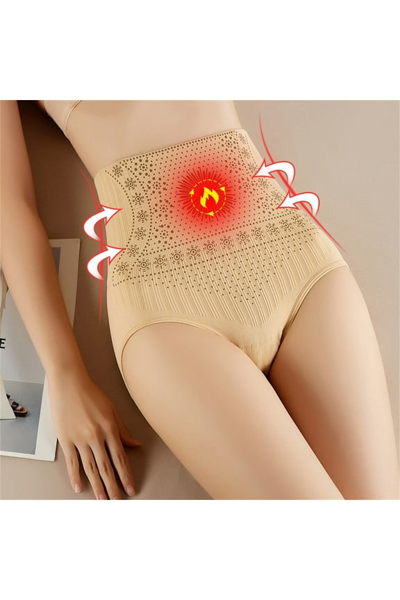 Luxalzxs Tummy Control Briefs Shapewear for Women High Waisted Slimming Control Panties Waist Cincher Girdle Thong Panty Butt Lifter Seamless Body Shaper Panties