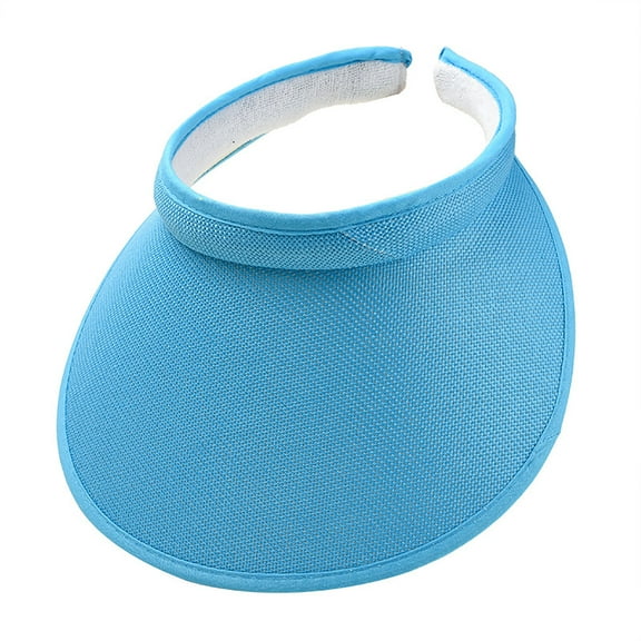 Luxalzxs Wide Brim Sun Visor Hats for Women Summer Beach Cap Sport Visors for Tennis Volleyball Running Jogging Cycling Fishing