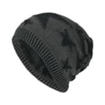 thumbnail image 1 of Luxalzxs Winter Knit Slouchy Beanie Hat for Men Women Thick Fleece Lined Baggy Skull Cap, 1 of 2
