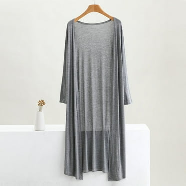 Luxalzxs Women Lightweight Cardigan Cover Up Open Front Long Sleeve Cardigans Spring Summmer Fall Casual Fashion Solid Color Soft Modal Thin Cardigans Outerwear