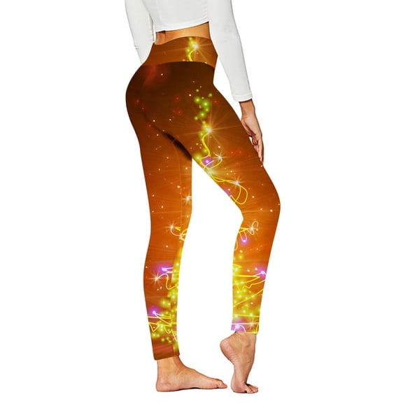 Luxalzxs Women's Athletic Workout Leggings High Waisted 4-Way Stretch Yoga Pants Running Exercise Pants Cycling Pants