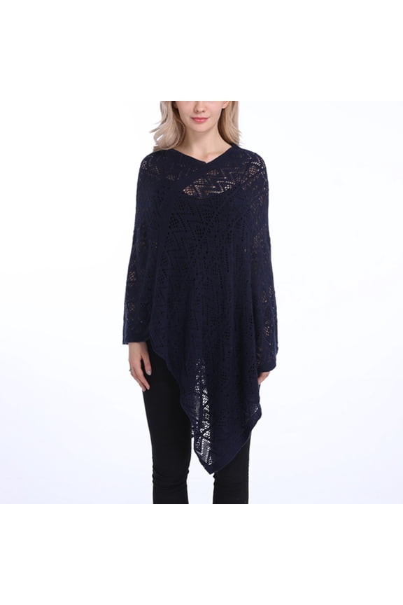 Luxalzxs Women's Crochet Shawl Wrap Poncho Lightweight Versatile Wedding Knitted Scarf Cape Summer Beach Cover-Ups Swim Bikini Cover Up