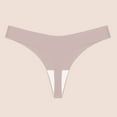 thumbnail image 1 of Luxalzxs Women's High Waisted G Strings Thongs Stretchy Sport Panties High Cut Breathable Seamless Underwear Lingerie Briefs, 1 of 3