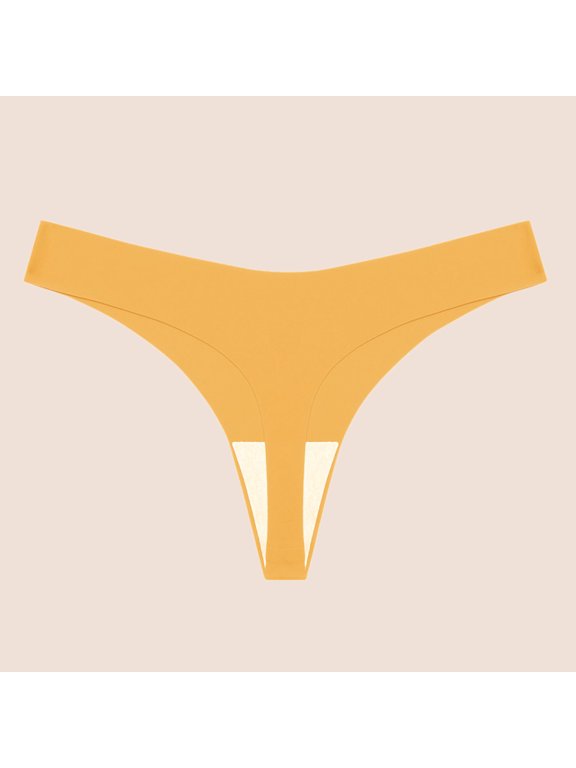 Luxalzxs Women's High Waisted G Strings Thongs Stretchy Sport Panties High Cut Breathable Seamless Underwear Lingerie Briefs